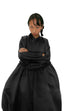 Comme des Garçons Comme des Garçons (CDGCDG) Poly Satin Thick Dress - Black