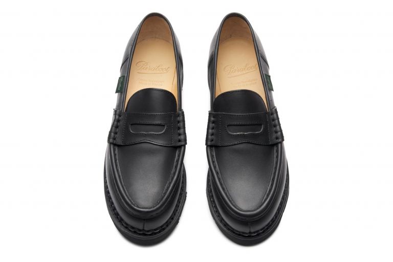 Paraboot ORSAY / GRIFF Ⅱ NOIR　3.5 Paraboot Women's Orsay / Griff II Noire - Lis Noir – Totem