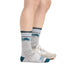 Darn Tough Women's Pacer Micro Crew Ultra-Lightweight Running Sock 1050 - Gray